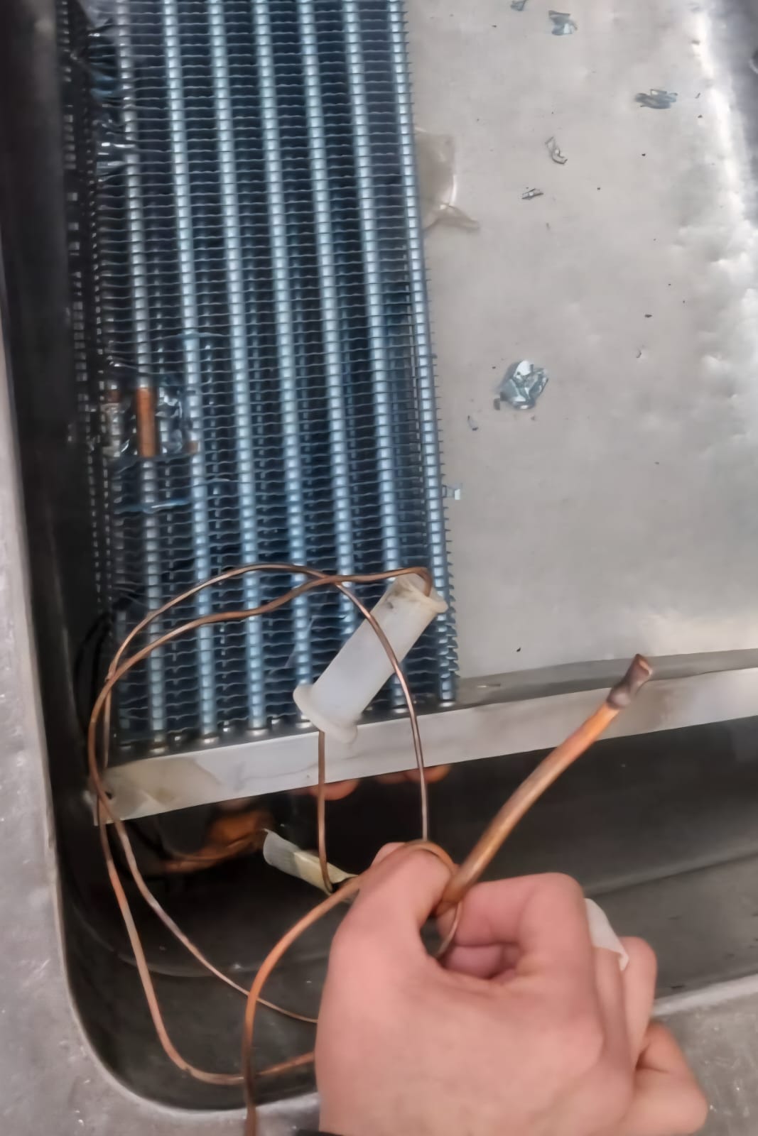 Reparacion de perdidas en evaporador